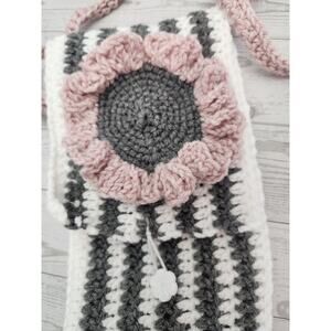 Handmade crochet crossbody purse